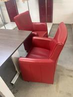 Kantoorstoelen en meubels winkelrekken inventaris compleet, Twee, Leer, Ophalen of Verzenden, Zo goed als nieuw