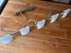 Eetkamer hanglamp 5-lichts, Huis en Inrichting, Lampen | Hanglampen, Ophalen, Gebruikt, Glas, Minder dan 50 cm