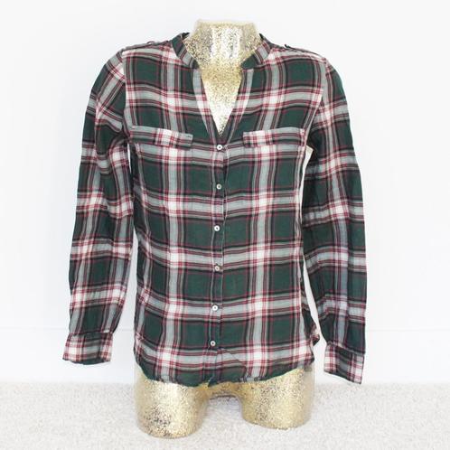 Zara Blouse3 (S) € 15,-, Kleding | Dames, Blouses en Tunieken, Zo goed als nieuw, Maat 36 (S), Groen, Ophalen of Verzenden