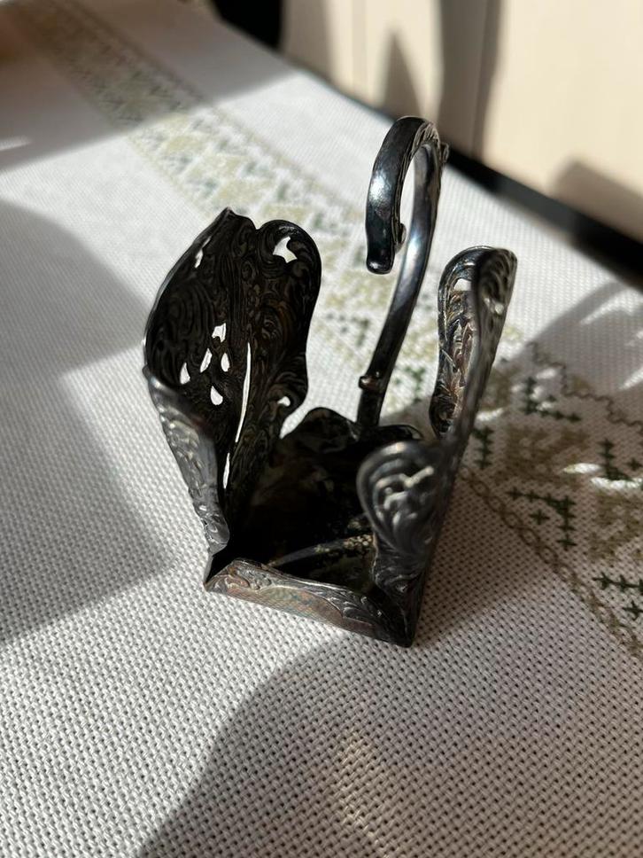 Antieke Maggifles Houder - Zilverkleurig, Antiek en Kunst, Antiek | Goud en Zilver, Zilver, Ophalen