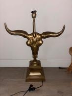 Gouden Stierenkop Lamp, Ophalen of Verzenden