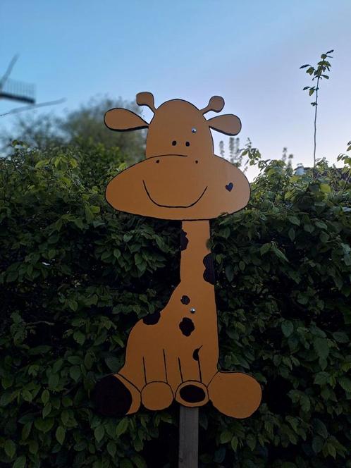 Geboortebord giraffe te huur, Kinderen en Baby's, Kraamcadeaus en Geboorteborden, Zo goed als nieuw, Ophalen of Verzenden