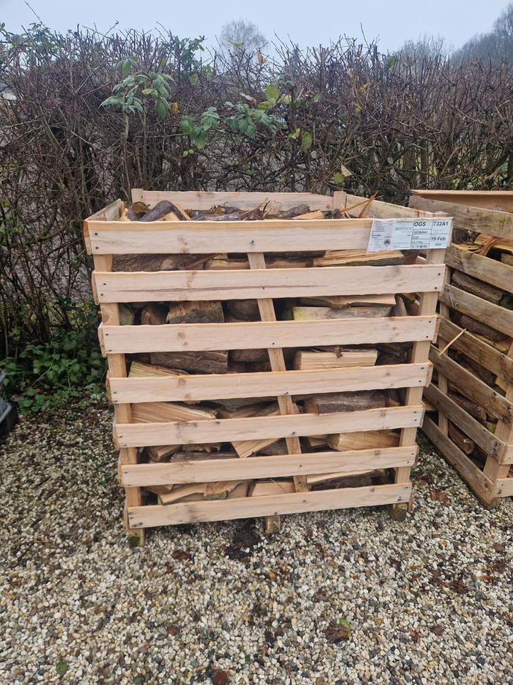 Kist Haardhout - gezaagd en gekloofd, Tuin en Terras, Haardhout, Blokken, Overige houtsoorten, Minder dan 3 m³, Ophalen