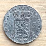 Nederland 1/2 of halve gulden 1863 Willem III zilver, Postzegels en Munten, Munten | Nederland, Ophalen of Verzenden, Koning Willem III