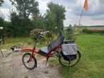 Rode ligfiets, Fietsen en Brommers, Fietsen | Ligfietsen, Ophalen, Gebruikt