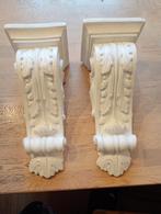 Twee betonnen wandzuilen ornamenten, Antiek en Kunst, Ophalen