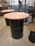 Oliedrum statafels, Ophalen, Gebruikt