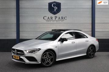 Mercedes-Benz CLA-klasse 250 e AMG LED/SFEER/PANO/HALF LEER+ beschikbaar voor biedingen