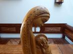 Groot vintage houten Maria beeld – 50 cm., Antiek en Kunst, Ophalen of Verzenden