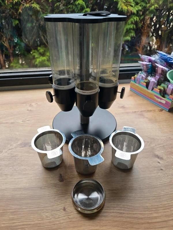 Twistea display 6 kokers, Huis en Inrichting, Keuken | Keukenbenodigdheden, Zo goed als nieuw, Ophalen of Verzenden