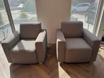 2 grijs gemêleerd fauteuils, Ophalen, Gebruikt, 75 tot 100 cm, 100 tot 125 cm
