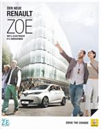 Brochure Renault Zoe 06-2013 DUITSLAND, Renault, Nieuw, Ophalen of Verzenden, Renault