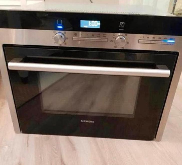 Siemens Combi oven/magnetron, Witgoed en Apparatuur, Magnetrons, Zo goed als nieuw, Inbouw, Grill, Hete lucht, Oven, Ophalen