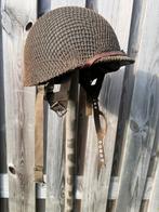 Ww2 helm repro airborne para us, Verzamelen, Ophalen of Verzenden, Amerika, Helm of Baret
