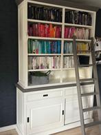 Boekenkast wit, Huis en Inrichting, Ophalen, 200 cm of meer, 150 tot 200 cm, Eikenhout