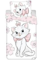 Marie Cat Dekbedovertrek 140 x 200 cm - Flowers, Dekbedovertrek, Nieuw, Ophalen of Verzenden, Roze