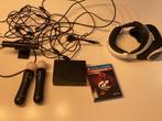 Playstation VR + controllers en game, Spelcomputers en Games, Virtual Reality, Ophalen, Gebruikt, VR-bril, Sony PlayStation