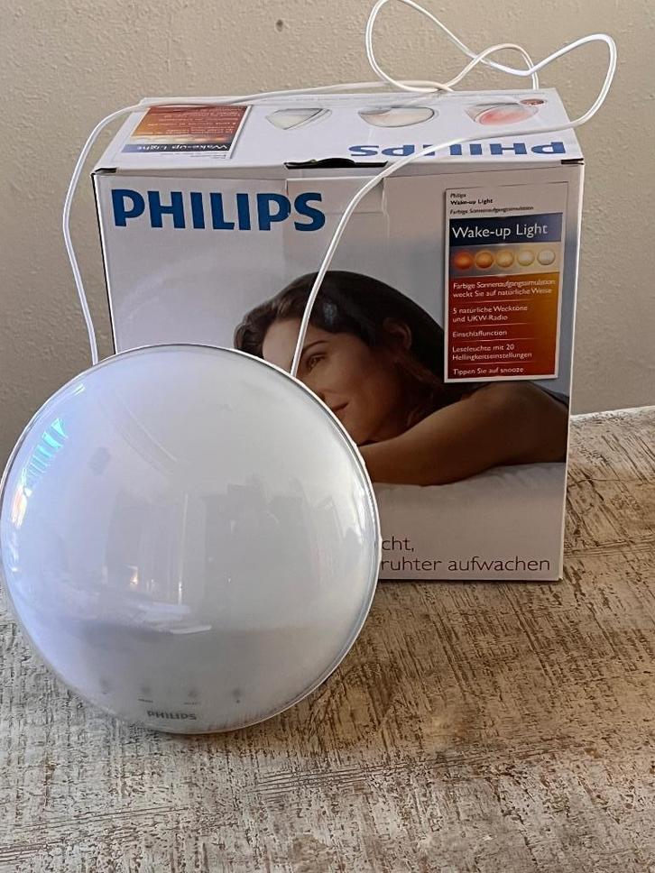 Philips HF3520 wake up light, Witgoed en Apparatuur, Wekkers, Zo goed als nieuw, Ophalen of Verzenden