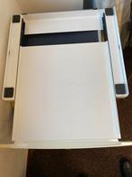 Tussenstuk Wasmachine/Droger - Uitschuifbare Plank, Ophalen, Met plank(en), Kunststof, 50 tot 100 cm