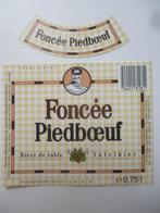 bieretiket Belgie 26-7 (F5) piedboeuf, Ophalen of Verzenden, Gebruikt, Overige typen, Overige merken
