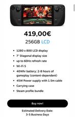 Steam Deck 256 GB, 1 speler, Ophalen of Verzenden, Nieuw, Overige genres
