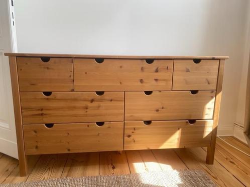 Houten ladekast / commode, Huis en Inrichting, Kasten | Ladekasten, Gebruikt, Minder dan 100 cm, 25 tot 50 cm, Ophalen
