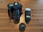 Canon 5d mark III, 24-70 f/2.8, 50mm f/1.4, flash, Ophalen, Zo goed als nieuw, Canon, Geen optische zoom
