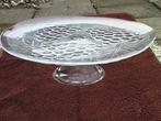 Mooie grote glazen schaal op voet voor gebak, amuses, fruit, Huis en Inrichting, Woonaccessoires | Schalen en Manden, Schaal, Rond