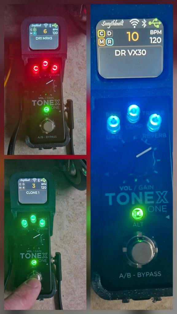 Tonex One met touch screen, Muziek en Instrumenten, Effecten, Zo goed als nieuw, Chorus, Delay of Echo, Distortion, Overdrive of Fuzz