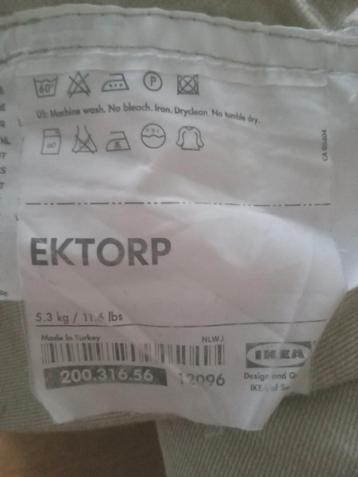 Ektorp 3-zits beige bankhoes