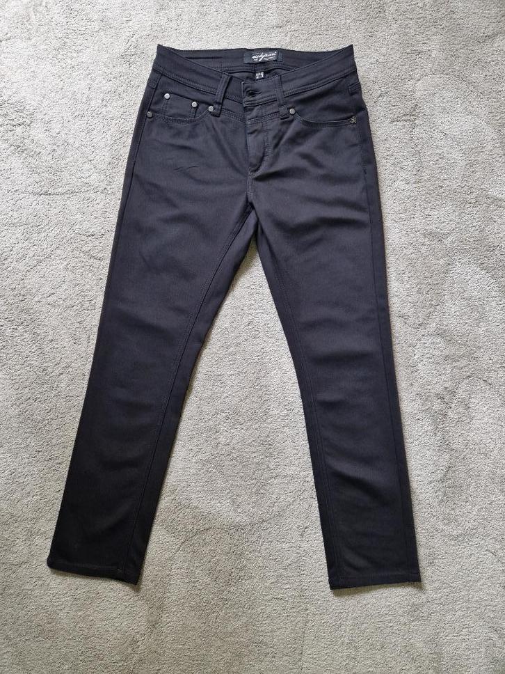 Nickjean zwarte broek maat 36, Kleding | Dames, Broeken en Pantalons, Zo goed als nieuw, Maat 36 (S), Zwart, Lang, Ophalen of Verzenden