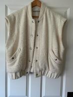 IRO paris witte bodywarmer creme bouclé jasje, Ophalen of Verzenden, Zo goed als nieuw, Wit