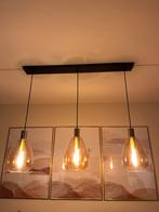 Hanglamp Felino amber glas - Pronto, Huis en Inrichting, Lampen | Hanglampen, Ophalen, Zo goed als nieuw, Glas, 75 cm of meer