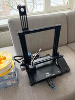 3D printer - Creality Ender 3 V2 met 3 filament rollen, Computers en Software, 3D Printers, Ophalen, Zo goed als nieuw, CREALITY