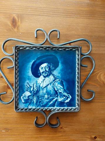 Frans Hals Tegel in Smeedijzeren Frame beschikbaar voor biedingen