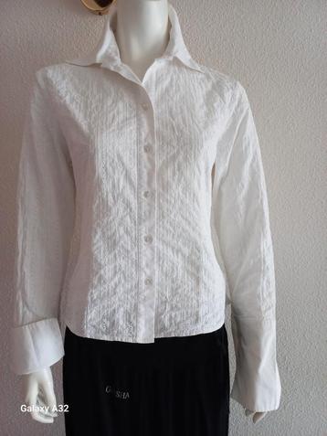 Witte broderie kant blouse van Street One, maat 40 beschikbaar voor biedingen