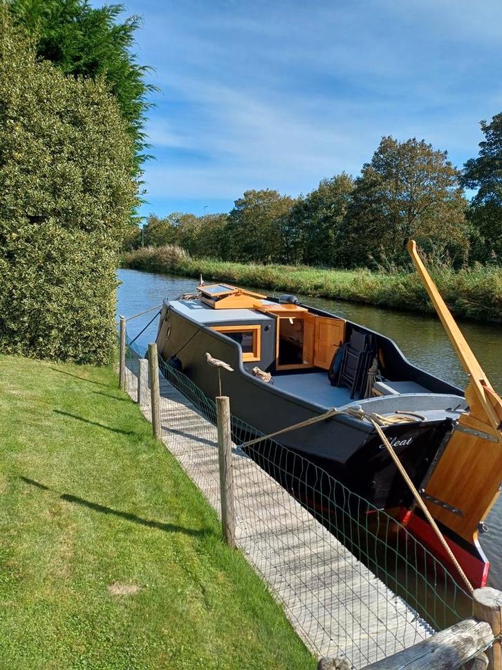 unieke robuuste sloep/ex visserman schou. Zeer nette boot!, Watersport en Boten, Sloepen, Zo goed als nieuw, 6 meter of meer, Binnenboordmotor