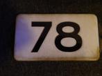 emaille  huis nummerplaatje, Ophalen of Verzenden