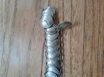 Armband van Wilhamina dubbeltjes. Lengte 18cm., Antiek en Kunst, Ophalen of Verzenden