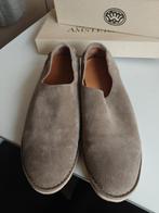 Shabbies Amsterdam Suède Loafers maat 39, Bruin, Shabbies Amsterdam, Zo goed als nieuw, Loafers