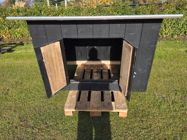 Houten Opbergkist / Tuinkast  diep 90 cm breed 148 .hoog 106, Tuin en Terras, Bergingen en Tuinkasten, Gebruikt, Overige typen