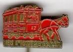 PAARDENTRAM ROOD REIS EN EXCURSIE VERENIGING RET ROTTERDAM (, Verzamelen, Speldjes, Pins en Buttons, Verzenden, Gebruikt, Overige onderwerpen