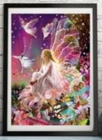 Diamond Painting: Elfjes in bloemenveld (BOX D-49), Ophalen, Nieuw, Knutselwerk