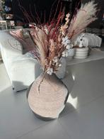 Decoratieve vaas met droogbloemen, Huis en Inrichting, Woonaccessoires | Vazen, Ophalen, Overige materialen, Overige kleuren, Zo goed als nieuw
