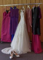 Trouwjurk, Ophalen, Zo goed als nieuw, Wit, Trouwjurk