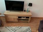 Blank eiken tv meubel 135 cm breed, Huis en Inrichting, Kasten | Televisiemeubels, Ophalen, 100 tot 150 cm, Zo goed als nieuw
