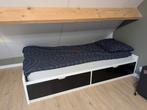 Ikea flaxa bed (1 persoonsbed) met lades, Ophalen, Gebruikt, 90 cm, Eenpersoons