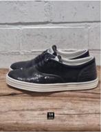 Hogan Rebel - Prachtige leren sneakers maat 37 - Nieuwstaat, Hogan Rebel, Zwart, Ophalen of Verzenden, X