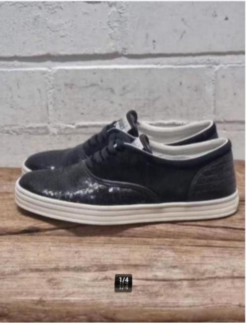 Hogan Rebel - Prachtige leren sneakers maat 37 - Nieuwstaat, Kleding | Dames, Schoenen, Zo goed als nieuw, Sneakers of Gympen