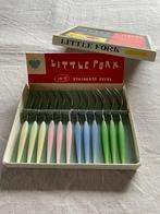 Vintage set Little Forks + doosje en 4 extra vorkjes 1960s, Ophalen of Verzenden